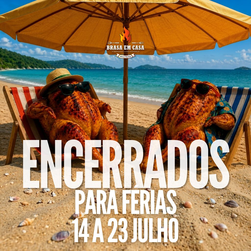 Encerrados para férias